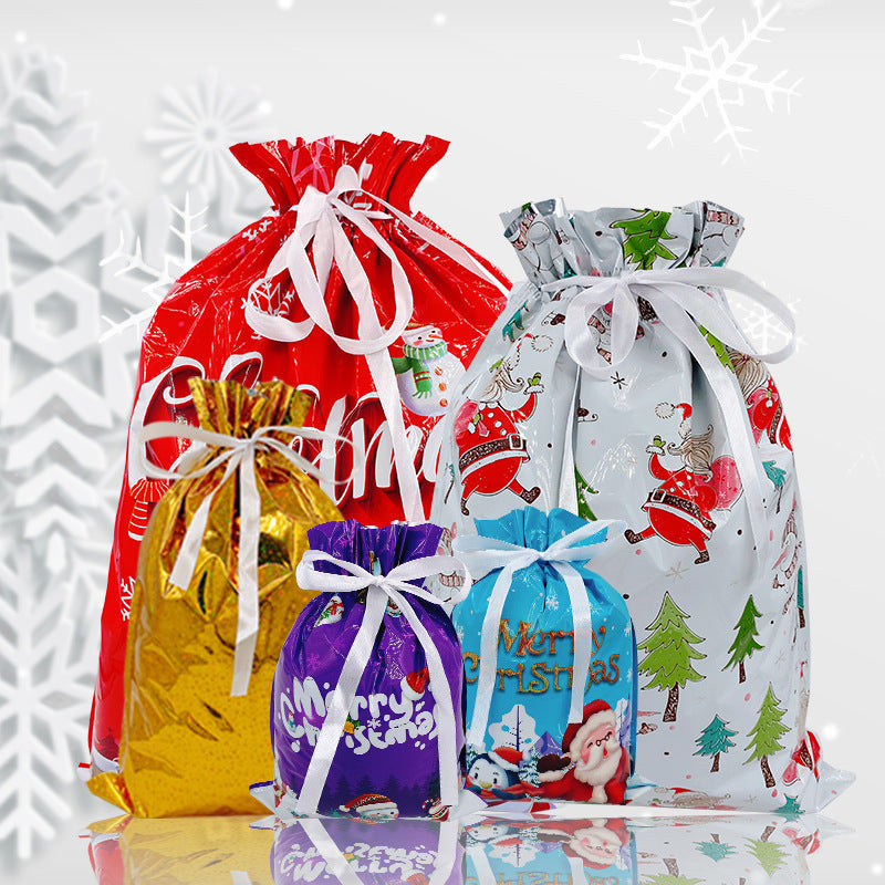 Tomtens Julklappspåsar med Namnlapp